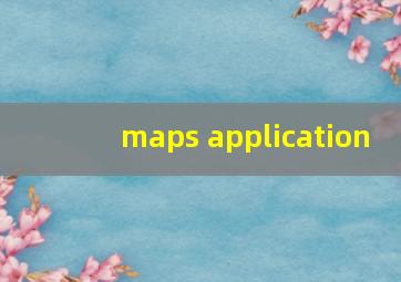 maps application